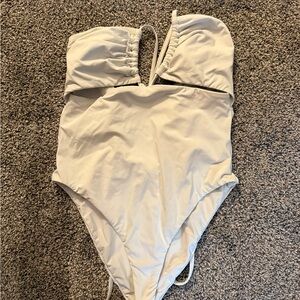 Anthropologie Off-White Swimsuit